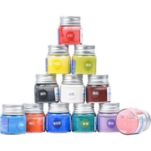 Ceramic Painting Pigment Underglaze Color 12 Color Set Pottery DIY Hand-painted Professional Underglaze Water-based Paint
