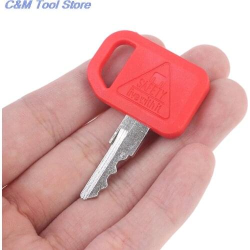 2Pcs JDR Excavator Keys for John Deere AT195302 AR51481 600 Loaders