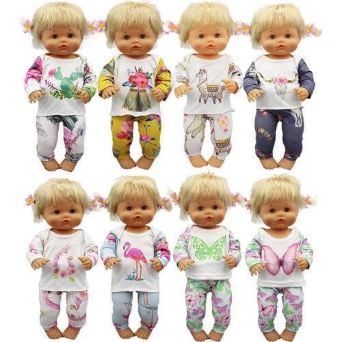 New pajamas doll Clothes Fit 42cm Nenuco Doll Nenuco su Hermanita Doll Accessories