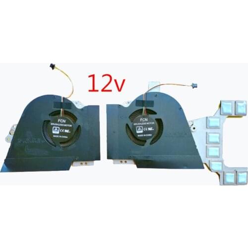 NEW ORIGINAL Laptop CPU GPU Cooling Cooler Fan For ASUS ROG ZephyrusS GX531GM gx701GI 17inch 12V