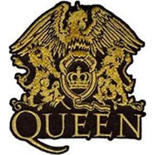 3'' Queen Iron On Patch Fabric Applique Motif Rock Band Punk Metal