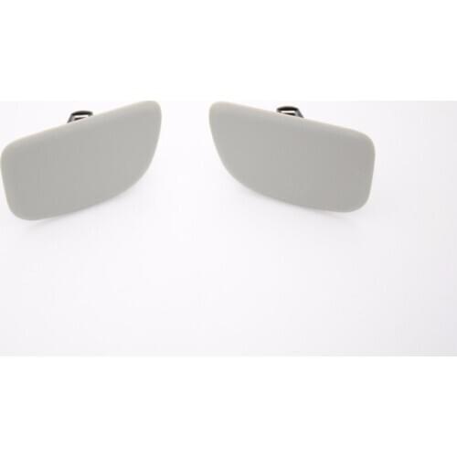 1Pair Front Bumper headlight water spray nozzle cover headlamp washer nozzle cap For Subaru Forester 2004-2007