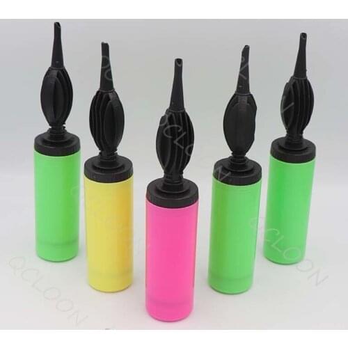 1 PCS Balloon pump Mini Plastic Hand Held Ball Party Balloon Inflator Air Pump Portable Useful Balloon Decoration Tools