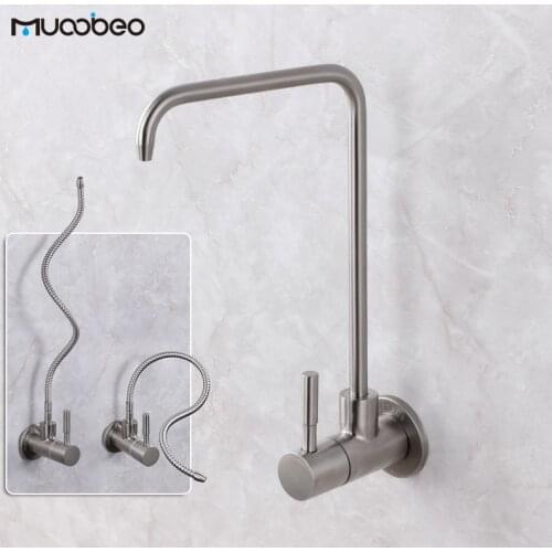 Wall Mounted Kitchen Direct Drinking Filter Water Faucet 304 Stainless Steel Purifier Tap