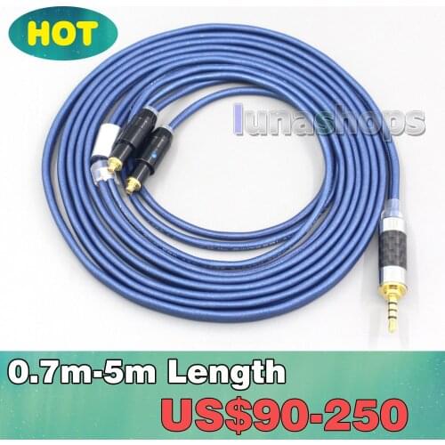 Earphone Headphone PURE Silver Cable + PEP Insulated For Shure srh1440 srh1840 SRH1540 LN004826