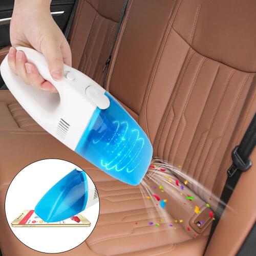 Portable Car Vacuum Cleaner 12V 60W Car Wet & Dry Dual-use Cleaning Super Suction Mini Handheld Vacuum Cleaner