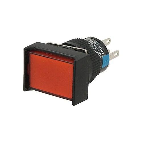Self-locking Type AC 220V Lamp Button Switch Control