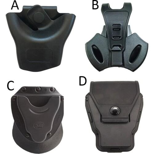 Tactical Handcuff Holder Case Open Top Police Handcuff Conceal Shackles Cover Molle Pouch Nylon Military Hunting Accessories