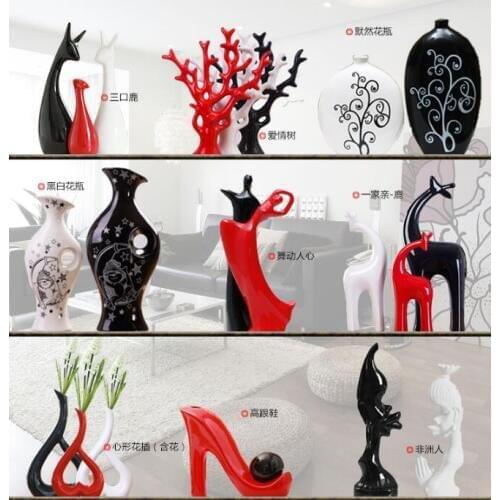 2020 Top Fashion Home Decoration Accessories Modern Living Room Ceramic Handicrafts Furnishing Wedding Gifts Housewarming Gift