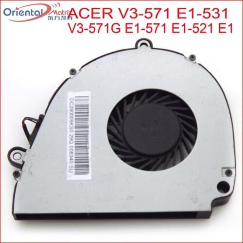 New DC280009KS0 MF60090V1-C190-G99 Fan For ACER V3-571 E1-531 V3-571G E1-571 E1-521 E1 Gateway NV57H NV55S Laptop CPU Cooler Fan