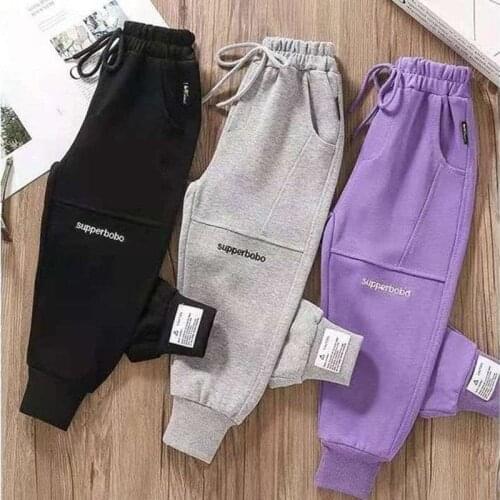 Spring And Autumn Childrens Sweatpants, Big Kids, Loose Fashion, Casual, All-match Drawstring Pants, Boys and Girls Sweatpants