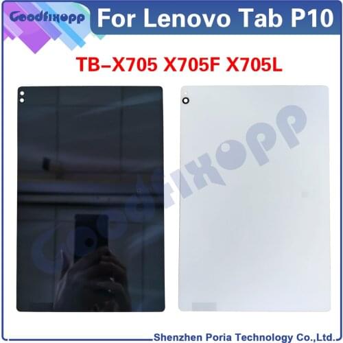 For Lenovo Smart Tab P10 Tab5 10 Plus TB-X705 TB X705L F N Back Battery Cover Door Housing Case Rear Cover Replacement Parts