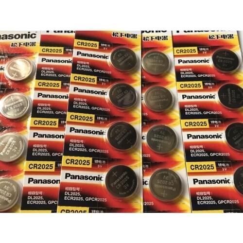 1000pcs/lot New Original Battery For Panasonic CR2025 3V Button Cell Coin Batteries For Watch Computer CR 2025