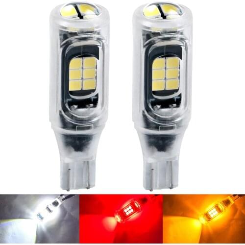 2X Super Bright New T15 W16W WY16W LED Car Tail Brake Bulbs Turn Signals Canbus Auto Bcakup Reverse Lamp Light 921 912 6000K