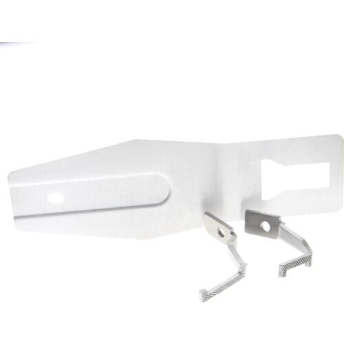 For Juki LK-1900 Set Of Paws 135-71955 (23x5.6, longitudinal) And Sliding Plate 141-16503 (23 mm, longitudinal)