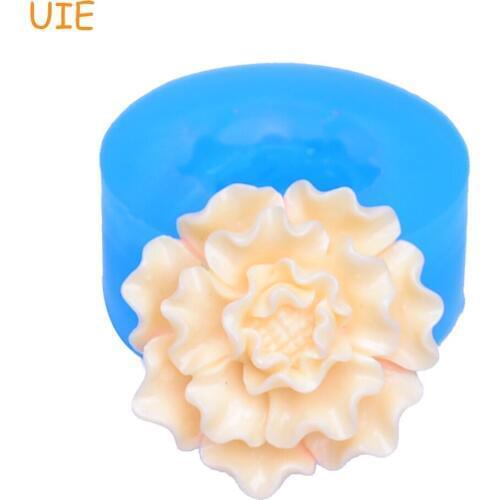 HYL060U 18.5mm 3D Flower Silicone Push Mold - Cake Decoration, Miniature Food, Fondant, Candy, Resin, Scrapbooking, Cabochon Wax
