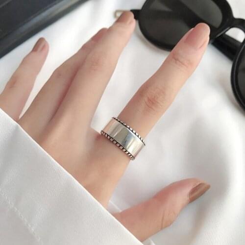 Boho Beach Vacation Knuckle Smooth Open Rings for Women Adjustable Finger Ring Charm Jewellery Wholesale Gifts