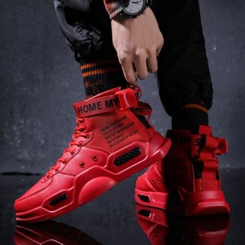 Trend Men Casual Shoes Sneakers Air Mesh Breathable Men Shoes Light Non-slip Outdoor Walking Sneakers Lace Up Men Casual Trainer