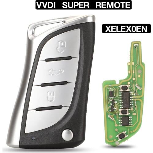 Kutery PN:XELEX0EN VVDI Super Flip Remote Key With XT27 XT27A66 Chip Work For VVDI2 /VVDI MINI Key Tool/VVDI Key Tool Max