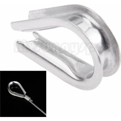 Hot 22mm M22 Marine 316 Stainless Steel Wire Rope Thimbles For 7/8 Inch Diameter Wire Rope/Cable Applications Boats Accessories