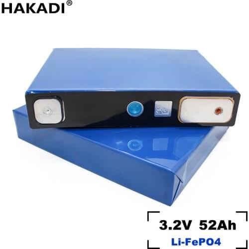 3.2V 52Ah Lifepo4 Battery Cell 100% Brand New Grade A Lithium iron phosphate High Power Battery Cell For EV RV Power Tool