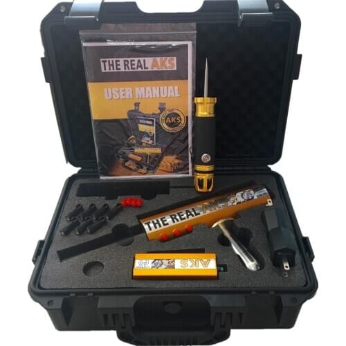 The Real AKS Metal Detector with Filter and Original Case for Silver Gem Diamond Underground Long Range Gold Detect