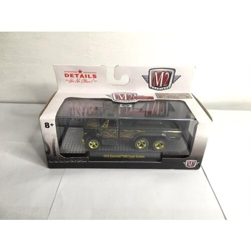 M2 1:64 1970 Chevrolet Truck Diecast Collection of Die-casting Simulation Alloy Model Car Children Toys