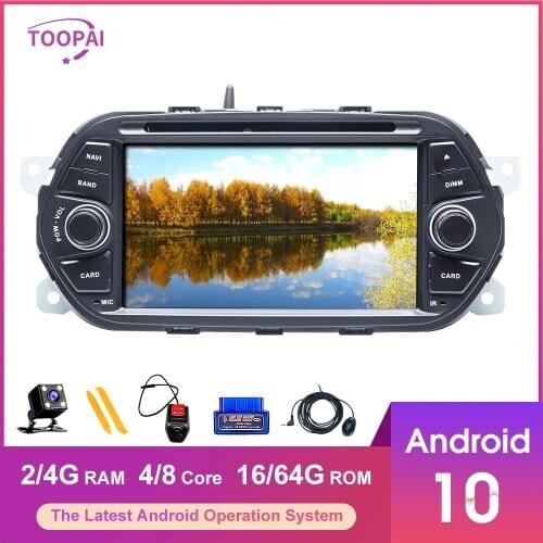 TOOPAI Android 10 For FIAT EGEA TIPO 2005 Dodge Neon GPS Navigation Multimedia Player Auto Radio Head Unit Stereo 1din