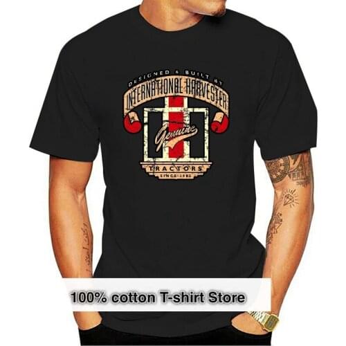 Men T shirt IH Designed Built International Harvester Genuine Tractors-s funny t-shirt novelty tshirt women