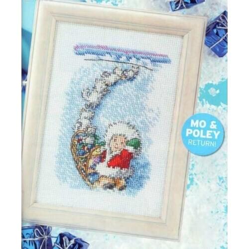 Oley from TWOCS 142 (1) Cross Stitch Kit Package Greeting Needlework Counted Cross-Stitching Kits New Style Counted