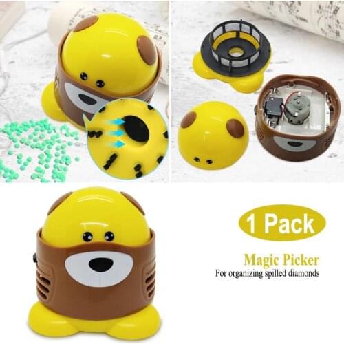 Diamond Painting Tools Mini Desktop Vacuum Cleaner Handheld Vacuum Cleaner Easily Collect Small Particles Such as Detritus