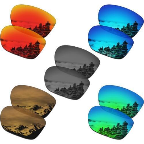 SmartVLT 5 Pairs Polarized Sunglasses Replacement Lenses for Oakley Crossrange - 5 Colors