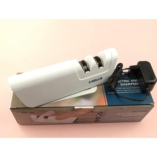 The new electric knife sharpener professional button fixed non-slip convenient cutting edge household honing knife sharpenertool