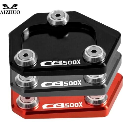 For Honda CB500X CB500 X CB 500 X CB500R 2013 2014 15 Motorcycle Sidestand Kickstand Foot Plate Extension Pad Enlarge Extension