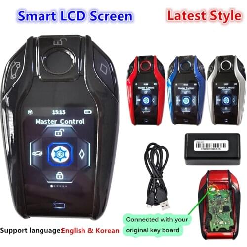 Universal Smart Remote Car Key LCD Screen for Land Rover Jaguar Porsche Toyota Lexus Honda Volkswagen Hyundai KIA support Korean