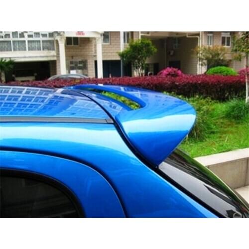 For Peugeot 206 207 Hatchback 2000-2016 Rear Wing Spoiler, Trunk Boot Wings Spoilers Gray primer ABS 3M Paste