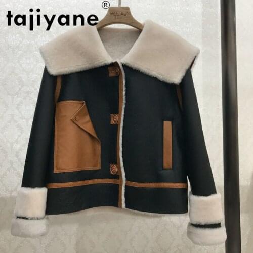Women Clothes Winter Real Fur Coat Womens Genuine Sheepskin Jackets Woman 100% Wool Jacket Korean Femme Veste TN2040