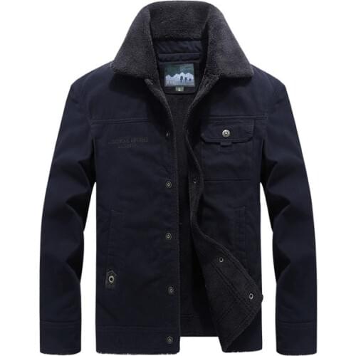 Winter Warm Thicken Jacket Parkas Coat Men High Quality Military Windbreaker Men Casual Fleece Jacket Large Size