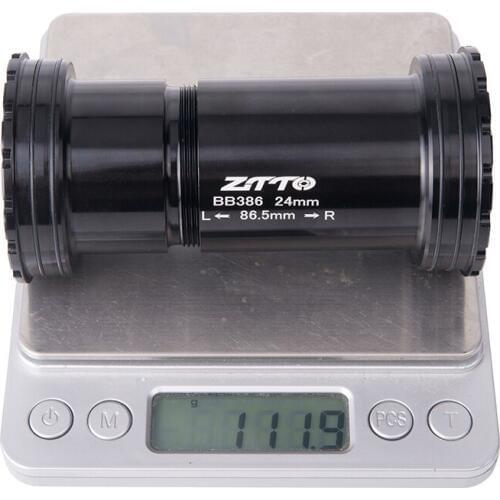 ZTTO BB386 EVO 24 Adapter bicycle Press Fit Bottom Brackets Axle for MTB Road bike parts 24mm Crankset chainset free shipping