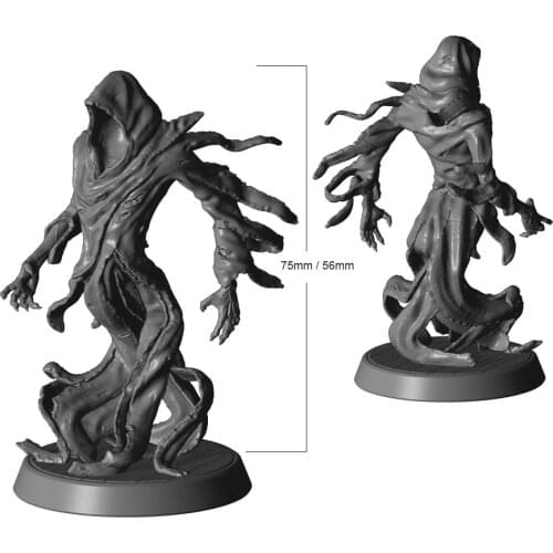 1/24 75mm 1/32 56mm Resin Model Vampire Figure Unpainted No Color RW-022