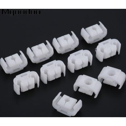 20Pcs Brake Cable Bracket Pipe Body Retaining Clip Holder Fasteners 811611797 For VW Golf Passat forJetta Audi A4 A6 Skoda Seat