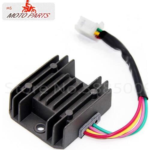 4 Wires 12V Voltage Regulator Rectifier ATV GY6 50 150cc Scooter Moped JCL NST TAOTAO barretter