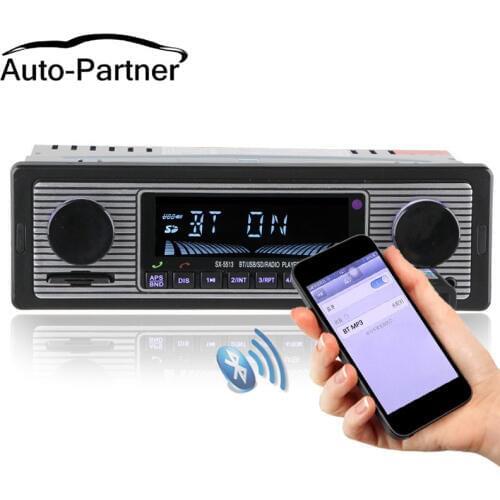 NEW 12V Car Radio Player Bluetooth Stereo FM MP3 USB SD AUX Audio Auto Electronics autoradio 1 DIN oto teypleri radio para carro