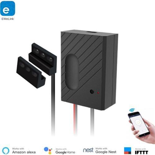 Wireless Smart Home Garage Door Opener WiFi Remote Controller Compatible with Alexa, Google Home, Nest and IFTTT Use ewelink App