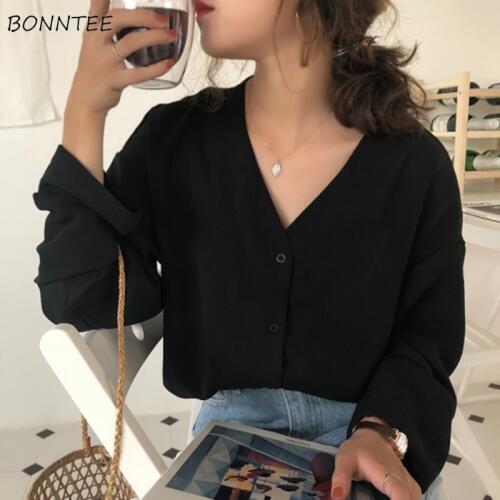 BONNTEE Womens Chiffon Blouses