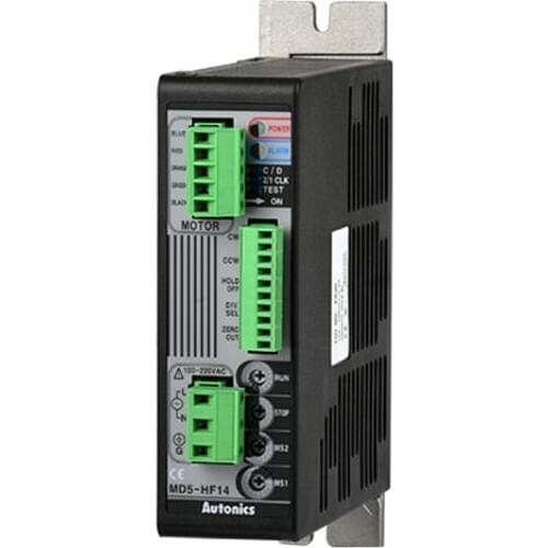 MD5-HF14 Driver, 5 Phase Stepper, 0.4-1.4A/ Phase, 0.72-0.00288 per Step, 1 MHz, 100-220 VAC