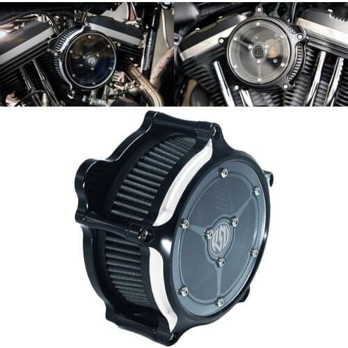 RSD Clarity Air Cleaner Intake Filter For Harley Sportster Iron 883 1200 Dyna Softail FLSTF FXSTC Fat Bob Touring FLHT FLHTC