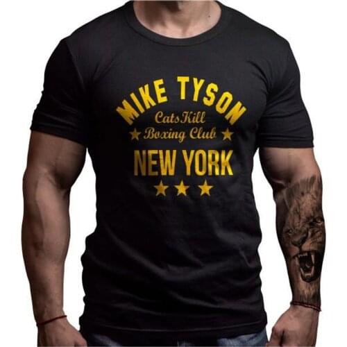 Mike Tyson Boxing Custom Design T-Shirt. Summer Cotton O-Neck Short Sleeve Mens T Shirt New Size S-3XL