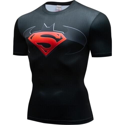 3D Printed T-shirt Men Compression T-shirt Short Sleeve Tshirt Comics Cosplay Top Anime Tee Custome Fitness Male Top ZOOTOP BEAR