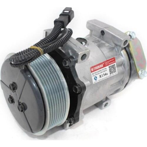 Sanden 8203 A/C Compressor for JCB Telescopic handler TM Series 1168203 32008562 12V